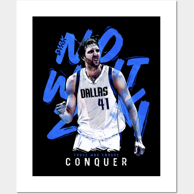 Dirk Nowitzki Wall Art by edbertguinto